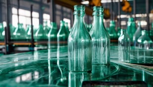 Glass bottle plant