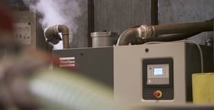 Image of an Atlas Copco vacuum pump