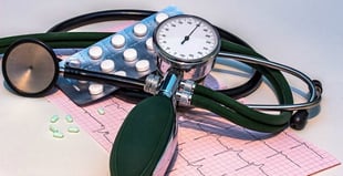Picture of medication and a sphygmomanometer 