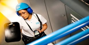 Image or an Atlas Copco engineer