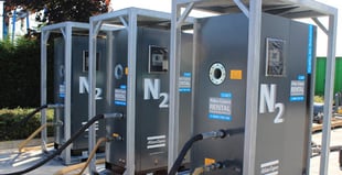Image of three Atlas Copco Nitrogen Generators 