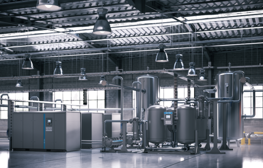 An image of Atlas Copco dryers and compressors