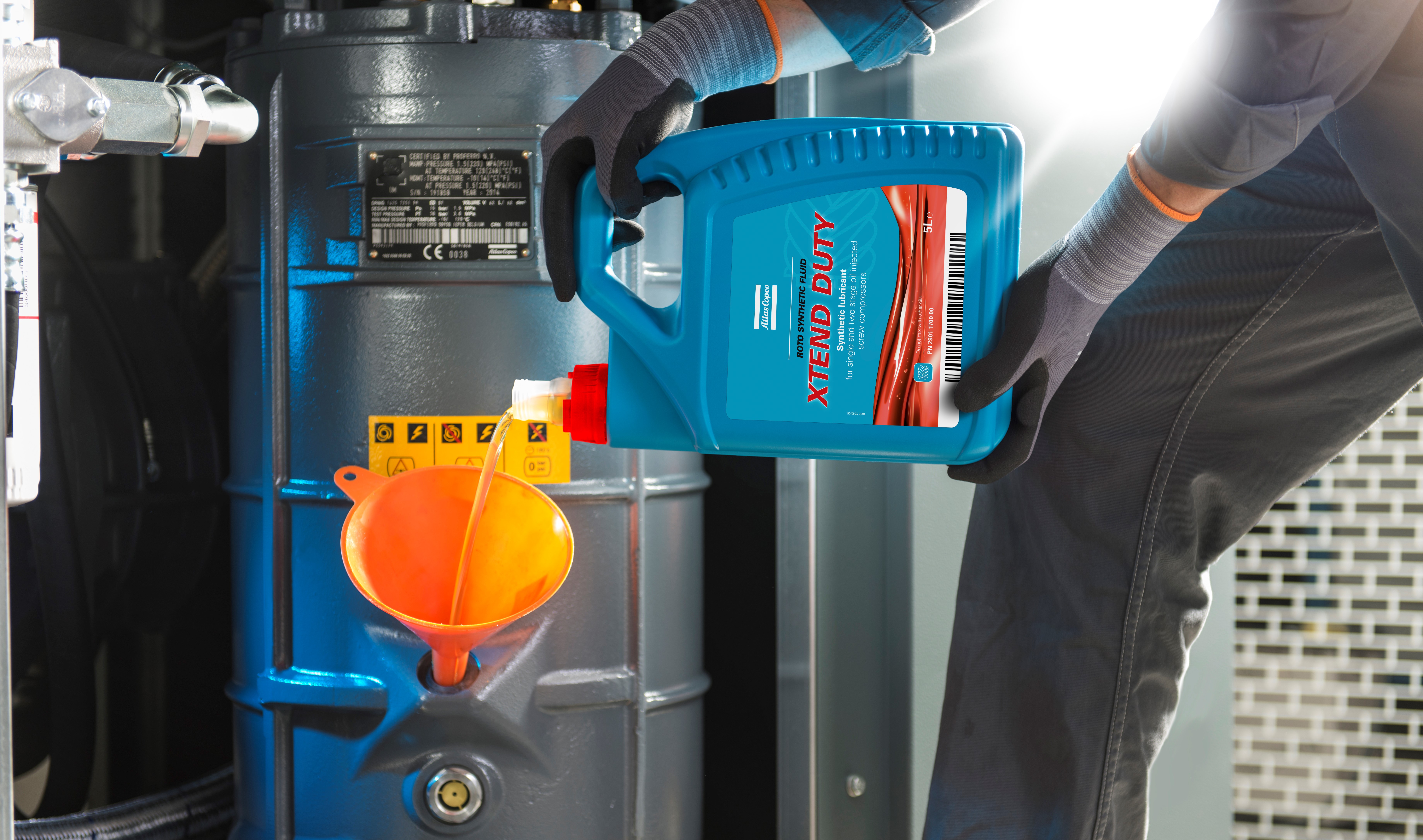 Synthetic Oil for oil-injected rotary screw compressors