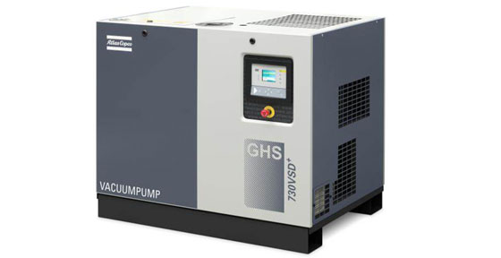 Image of an Atlas Copco GHS VSD+ series vacuum pump