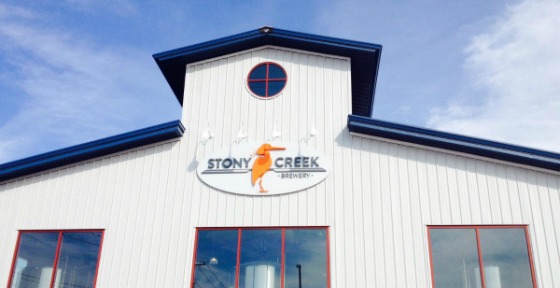 Image of Stony Creek Brewery sign