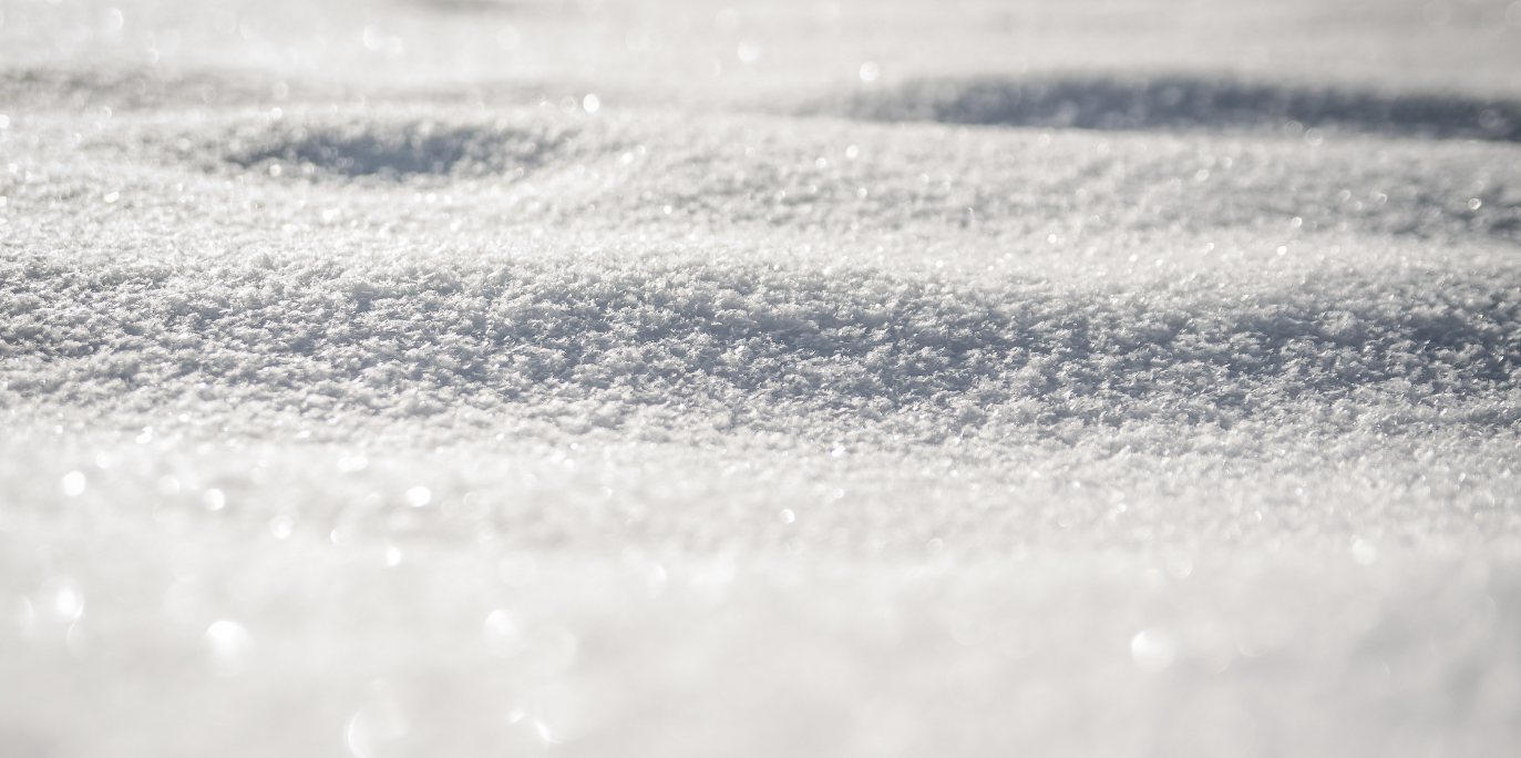 Close up image of snow